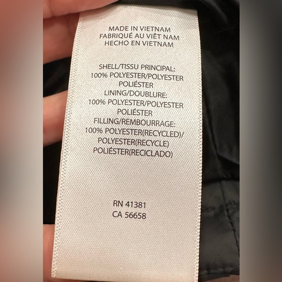 NWT Lauren Ralph Lauren Crest-Patch Diamond Quilted Black Vest - Picture 4 of 6